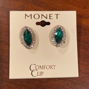 Monet clip earrings